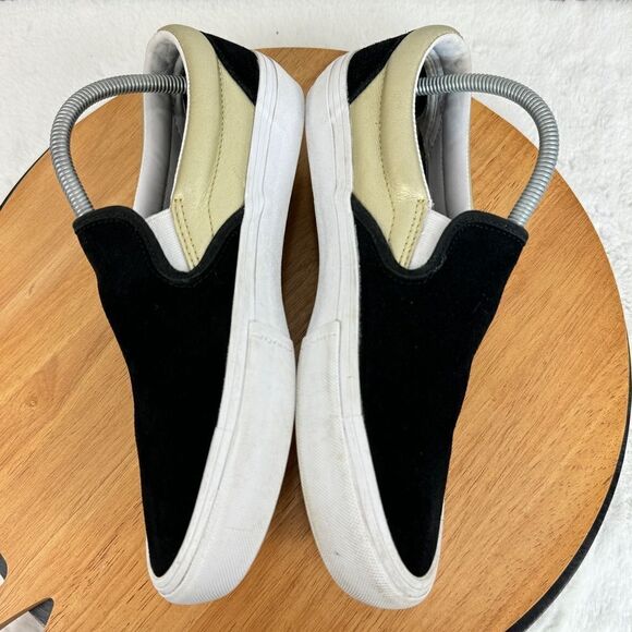 Vans x Shake Junt Slip On Pro Suede and Leather Slip On Sneakers Black Gold 8.5 - Picture 8 of 10